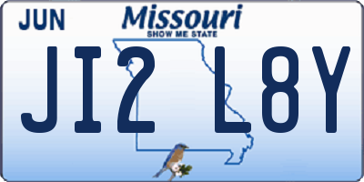 MO license plate JI2L8Y