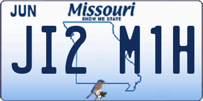 MO license plate JI2M1H