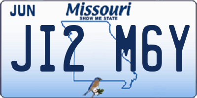 MO license plate JI2M6Y