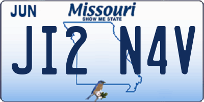 MO license plate JI2N4V