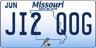 MO license plate JI2Q0G
