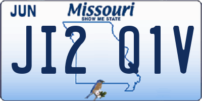 MO license plate JI2Q1V