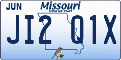 MO license plate JI2Q1X