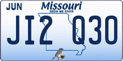 MO license plate JI2Q3O