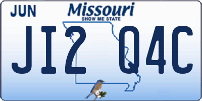 MO license plate JI2Q4C