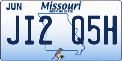 MO license plate JI2Q5H