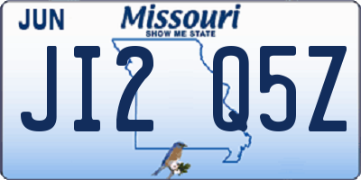 MO license plate JI2Q5Z