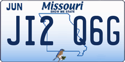 MO license plate JI2Q6G