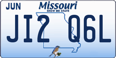 MO license plate JI2Q6L