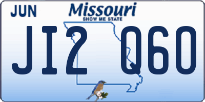 MO license plate JI2Q6O