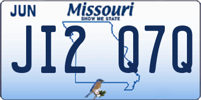 MO license plate JI2Q7Q