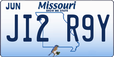 MO license plate JI2R9Y