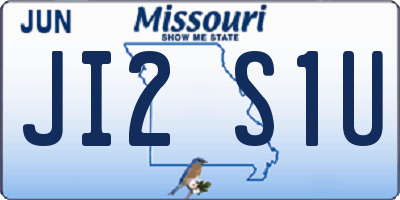 MO license plate JI2S1U
