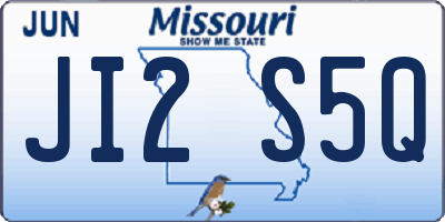 MO license plate JI2S5Q