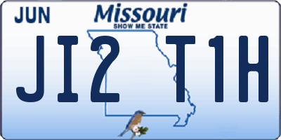 MO license plate JI2T1H