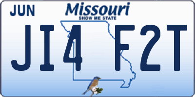 MO license plate JI4F2T