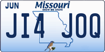MO license plate JI4J0Q
