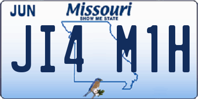 MO license plate JI4M1H