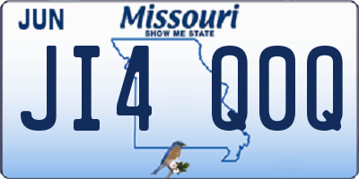 MO license plate JI4Q0Q