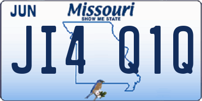 MO license plate JI4Q1Q