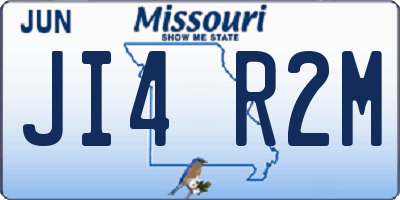 MO license plate JI4R2M
