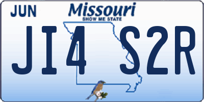 MO license plate JI4S2R