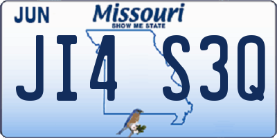 MO license plate JI4S3Q