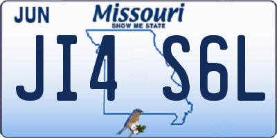 MO license plate JI4S6L