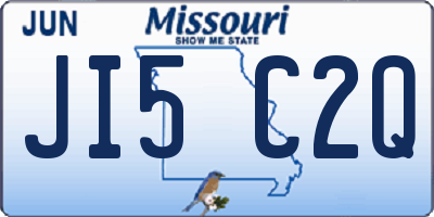 MO license plate JI5C2Q