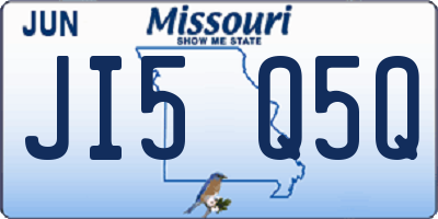 MO license plate JI5Q5Q