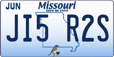 MO license plate JI5R2S