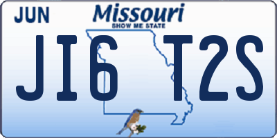 MO license plate JI6T2S