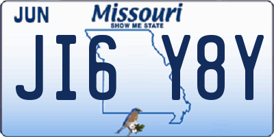 MO license plate JI6Y8Y