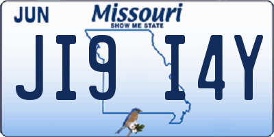MO license plate JI9I4Y