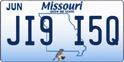 MO license plate JI9I5Q