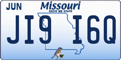 MO license plate JI9I6Q