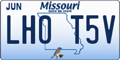 MO license plate LH0T5V