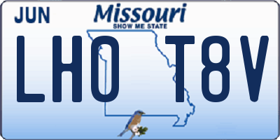 MO license plate LH0T8V