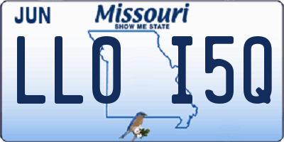 MO license plate LL0I5Q
