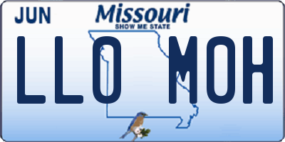MO license plate LL0M0H
