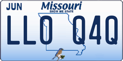 MO license plate LL0Q4Q