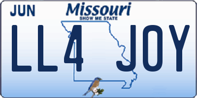 MO license plate LL4J0Y