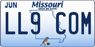 MO license plate LL9C0M