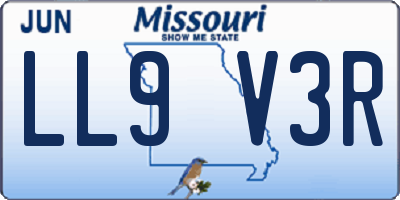 MO license plate LL9V3R