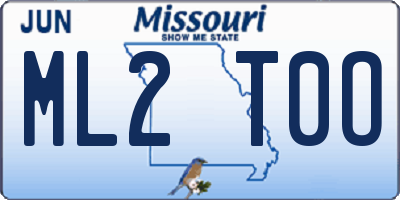 MO license plate ML2T0O