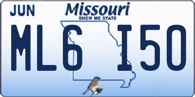 MO license plate ML6I5O