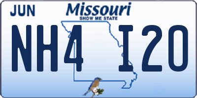 MO license plate NH4I2O