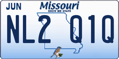 MO license plate NL2Q1Q