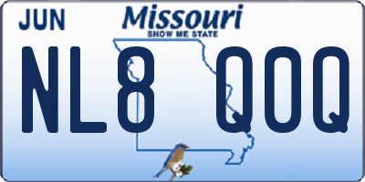 MO license plate NL8Q0Q