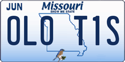 MO license plate OL0T1S